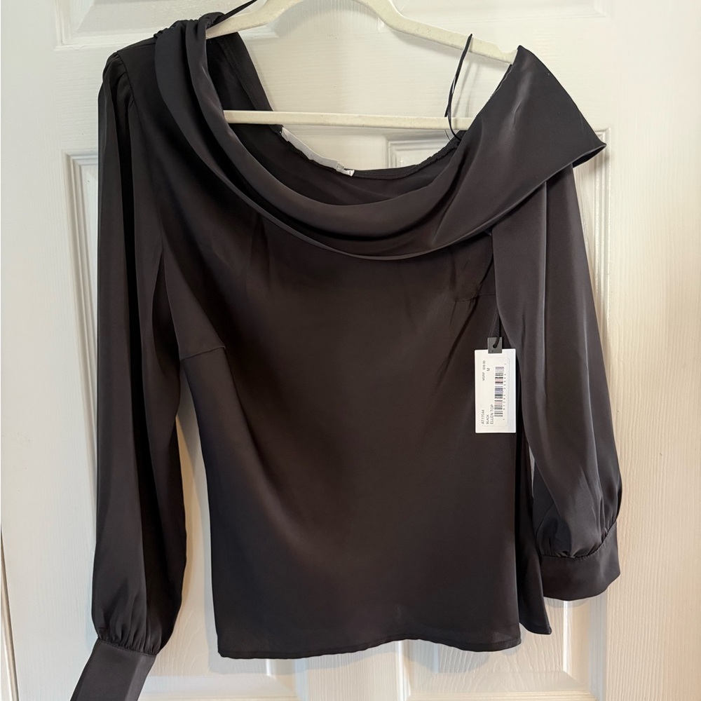 NWT Astr Black Off Shoulder Blouse